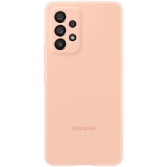Samsung Coque en silicone Galaxy A53 - Orange