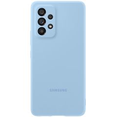 Samsung Coque en silicone Galaxy A53 - Bleu