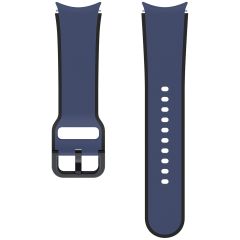 Samsung Bracelet Original Two-Tone Sport pour Samsung Galaxy Watch 4 / 5 / 6 - 20 mm - S/M - Navy
