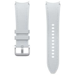 Samsung Original Bracelet Cuir Hybrid Vegan S/M Galaxy Watch 6 / 6 Classic / 5 / 5 Pro - Silver