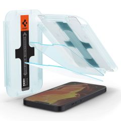 Spigen Protection d'écran en verre trempé GLAStR Fit + Applicator iPhone 13 Mini