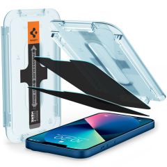 Spigen Protection d'écran en verre trempé GLAStR Privacy Applicator iPhone 13 Mini