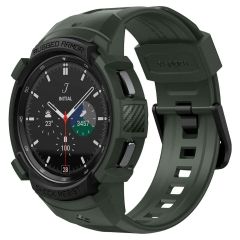 Spigen Rugged Armor™ Pro Case  Samsung Galaxy Watch 4 - 46 mm - Military Green