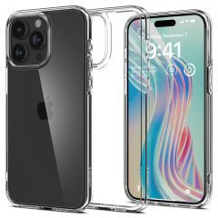 Spigen Coque Ultra Hybrid iPhone 15 Pro Max - Crystal Clear