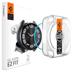 Spigen Protection d'écran EZ FIT Glas.tR avec applicateur Samsung Galaxy Watch 6 Classic - 43 mm - Transparent