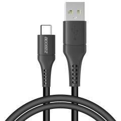 Accezz Câble USB-C vers USB iPhone 15 Pro - 1 mètre - Noir