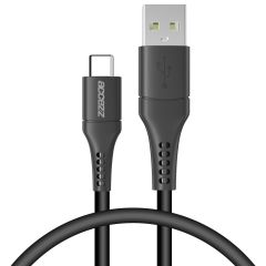 Accezz Câble USB-C vers USB iPhone 15 - 0,2 mètre - Noir