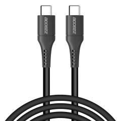 Accezz Câble USB-C vers USB-C Huawei P30 Lite - 2 mètres - Noir