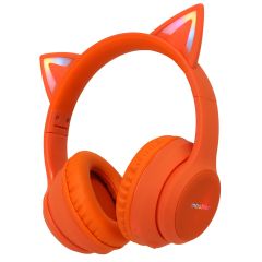 iMoshion Casque pour enfants Bluetooth LED oreilles de chat - Orange