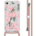 iMoshion Coque Design avec cordon iPhone SE (2022 / 2020) / 8 / 7 - Fleur - Cherry Blossom