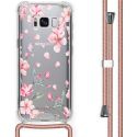 iMoshion Coque Design avec cordon Samsung Galaxy S8 - Fleur - Rose