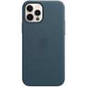 Apple Coque Leather MagSafe iPhone 12 (Pro) - Baltic Blue