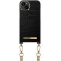 iDeal of Sweden Coque collier Atelier iPhone 13 - Jet Black Croco