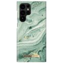 iDeal of Sweden Coque Fashion Samsung Galaxy S22 Ultra - Mint Swirl Marble