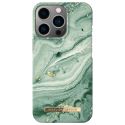 iDeal of Sweden Coque Fashion iPhone 14 Pro - Mint Swirl Marble