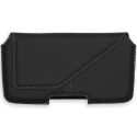 Accezz ﻿Coque de ceinture en cuir véritable - Taille XL - Noir