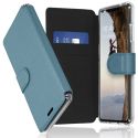 Accezz Étui de téléphone portefeuille Xtreme Wallet iPhone 13 - Bleu clair