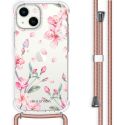 iMoshion Coque Design avec cordon iPhone 14 - Blossom Watercolor