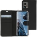 Accezz Étui de téléphone portefeuille Wallet Motorola Edge 30 Neo - Noir