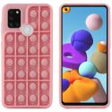 iMoshion ﻿Pop It Fidget Toy - Coque Pop It Galaxy A21s -Rose