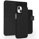 Accezz Étui de téléphone portefeuille en cuir de qualité supérieure 2 en 1 iPhone 14 Plus - Noir