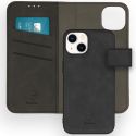 iMoshion Etui de téléphone de type portefeuille de luxe 2-en-1 amovible iPhone 14 - Noir
