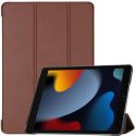 iMoshion Coque tablette Trifold iPad 9 (2021) 10.2 pouces / iPad 8 (2020) 10.2 pouces / iPad 7 (2019) 10.2 pouces - Brun