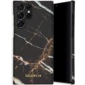 Selencia Coque Maya Fashion Samsung Galaxy S22 Ultra - Marble Black