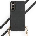 Selencia Coque Aina Serpent avec corde Samsung Galaxy S22 Plus - Noir