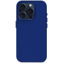 Decoded Coque en silicone MagSafe iPhone 15 Pro - Bleu foncé