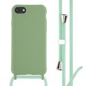 iMoshion ﻿Coque en silicone avec cordon iPhone SE (2022 / 2020) / 8 / 7 - Vert