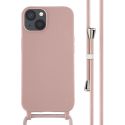 iMoshion ﻿Coque en silicone avec cordon iPhone 13 - Sand Pink