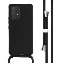 iMoshion ﻿Coque en silicone avec cordon Samsung Galaxy A53 - Noir