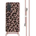 iMoshion Coque design en silicone avec cordon Samsung Galaxy S20 FE - Animal Pink