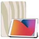 iMoshion Coque tablette Design Trifold iPad 10.2 (2019 / 2020 / 2021) - Retro Green