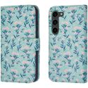 iMoshion ﻿Étui de téléphone portefeuille Design Samsung Galaxy S23 - Blue Flowers