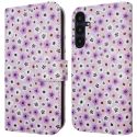 iMoshion Étui de téléphone portefeuille Design Samsung Galaxy A25 - Purple Flowers