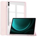 iMoshion Coque tablette rigide Trifold Samsung Tab S9 FE Plus / Tab S9 Plus 12.4 pouces - Rose