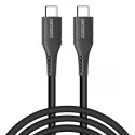 Accezz Câble USB-C vers USB-C Samsung Galaxy A13 (4G) - 2 mètres - Noir