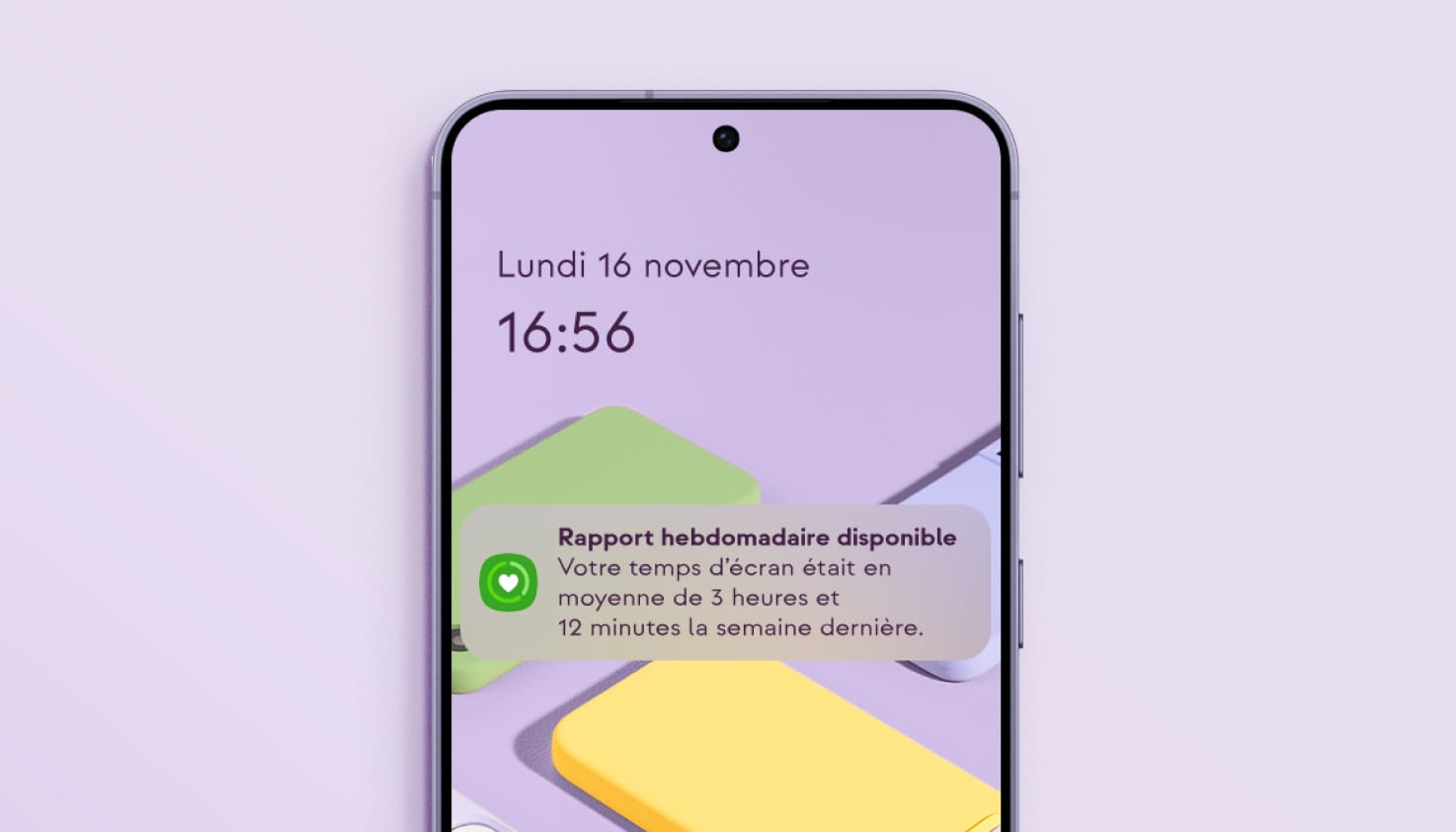 Régler le temps d'écran pour Android, comme sur les téléphones Samsung.