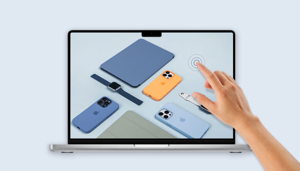MacBook Ultra 2026 avec écran tactile.