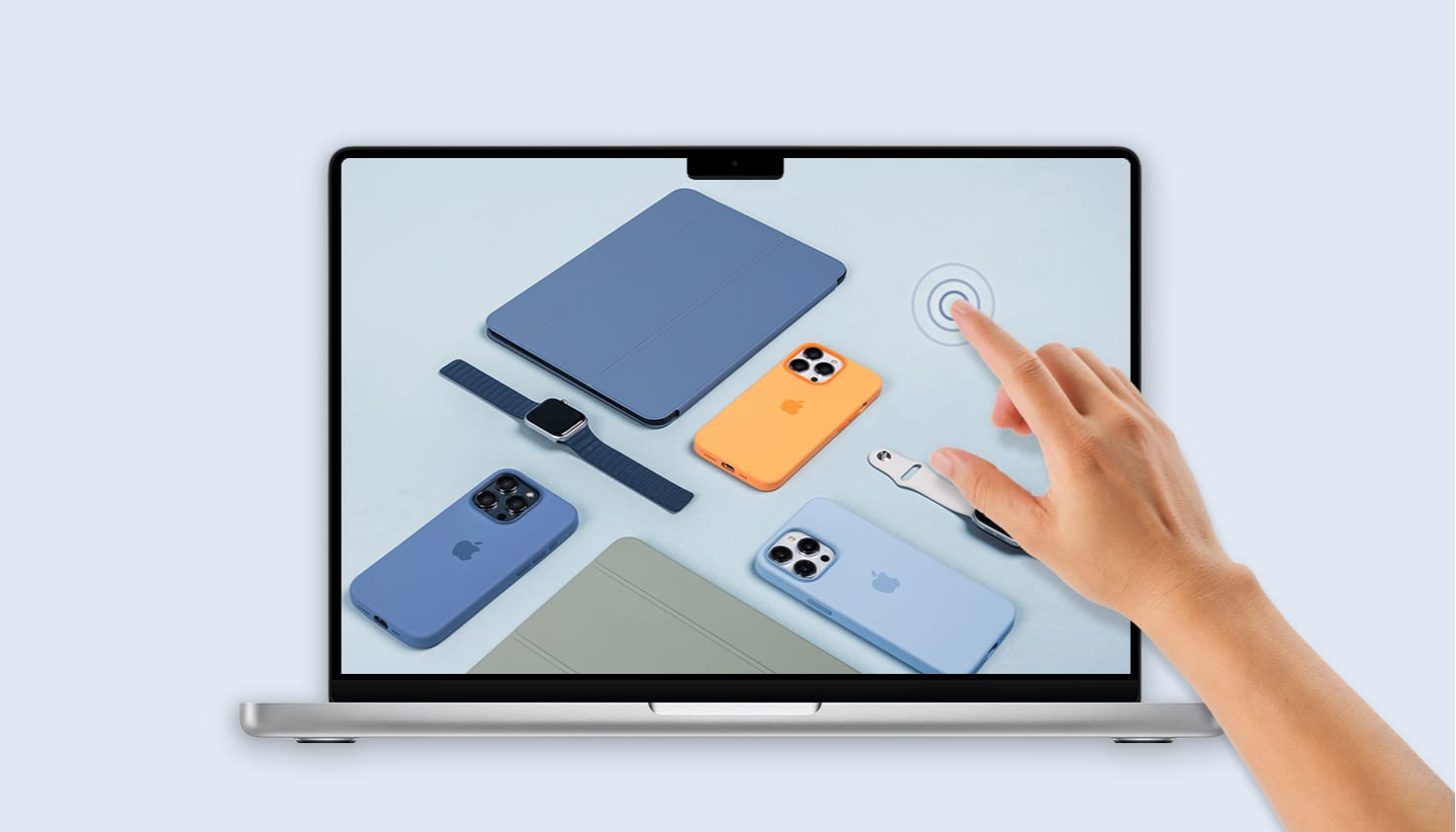 MacBook Ultra 2026 avec écran tactile.