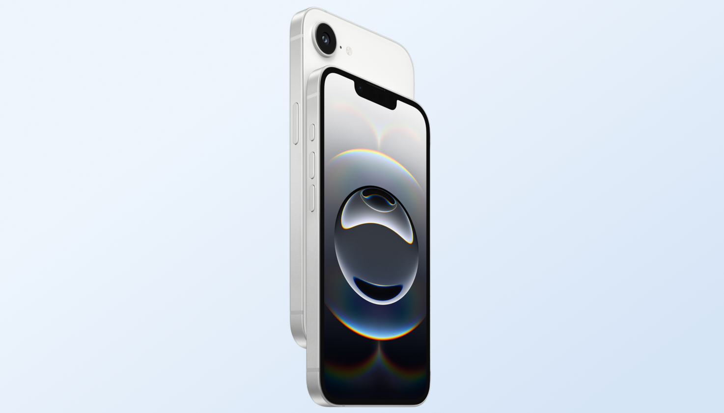 Apparence pr&eacute;vue de l'iPhone 17e.